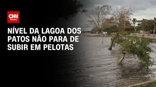 Nível da Lagoa dos Patos não para de subir em Pelotas | AGORA CNN