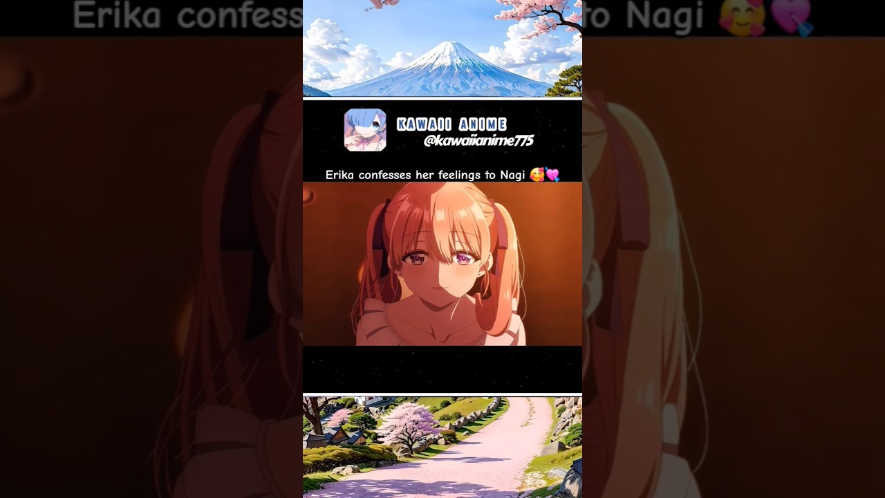 Erika confesses her feelings to Nagi ❤️ 