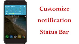 How To Change Notification Panel & Status Bar colour On Android||Without Root screenshot 1