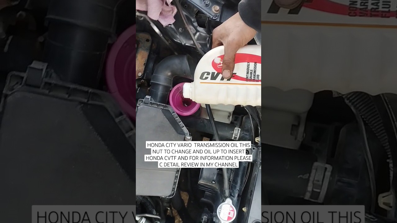 Honda city vario auto gear transmission oil replace 