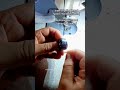 Inserting the thread spool into the shuttle Memasukkan spool benang ke sekoci #sewing #sewingtricks