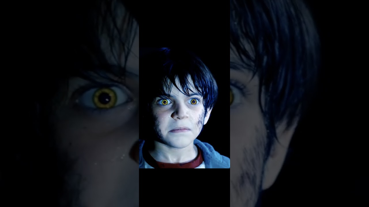 She tries to protect the monster child 