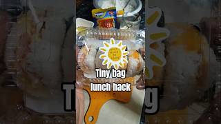 Realistic 10 min meal prep for school. Homemade Onigiri & Cheese Ham Sandwich.