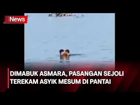 Aksi Mesum 2 Sejoli di Pantai Mattirotasi Parepare