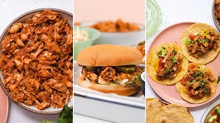 BBQ Jackfruit two ways | how to cook with canned jackfruit