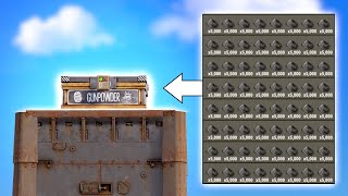 I Found a Clans HUGE Stockpile of Gunpowder Exposed on the ROOF