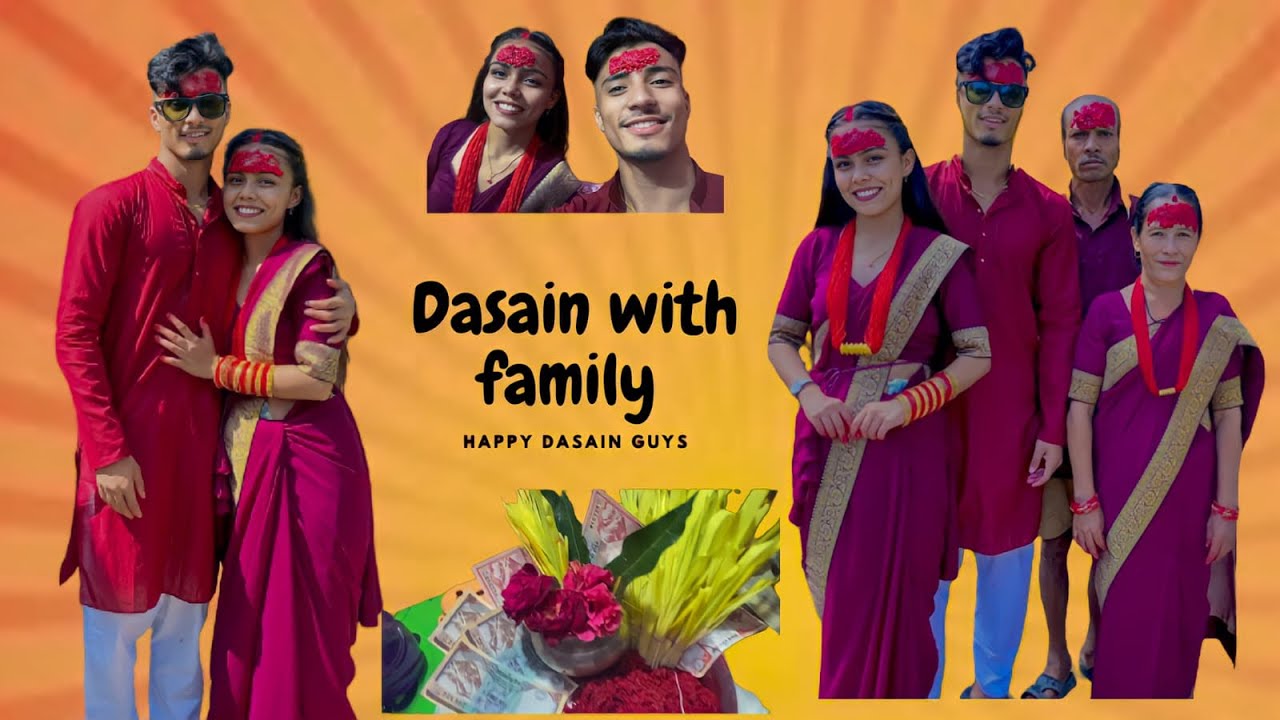 Happy dashain everyone \\dasai with fmily\\