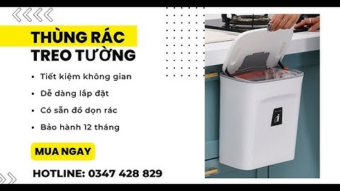 THÙNG RÁC TREO TƯỜNG 9 LÍT