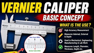 Vernier caliper basic concept (what is the use of vernier caliper)