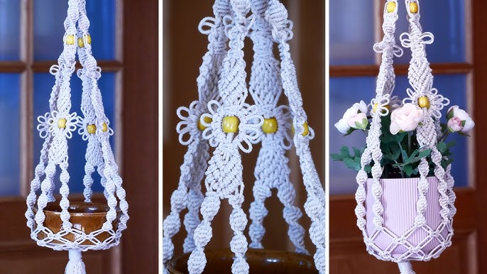 [Beliebter Artikel! ] BOHO MAKRAMEE WINDLICHT HÄNGEND / Holder ♡︎ Tutorial - YouTube Macrame Hanging Candle