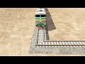 Trains vs 90 degree turn  beamngdrive