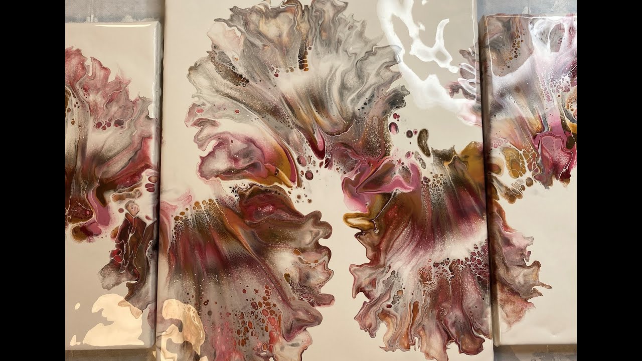 30 Amazing Pink Dutch pour & MIXING RATIOS **Paint Pouring** 