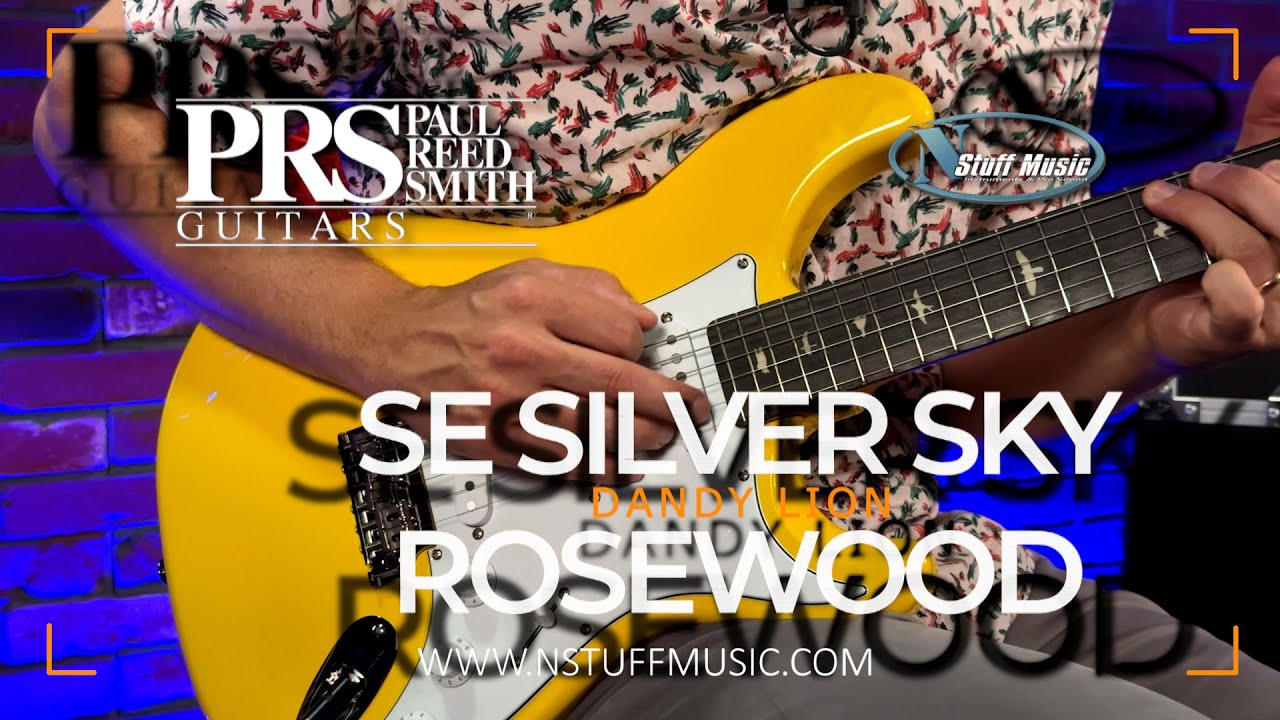 PRS SE Silver Sky Rosewood - Dandy Lion - YouTube