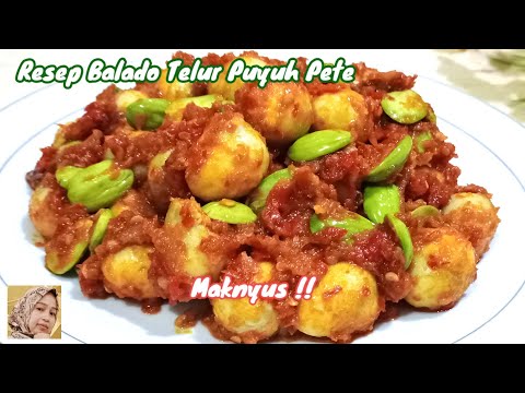 Resep Telur Puyuh Pete Balado