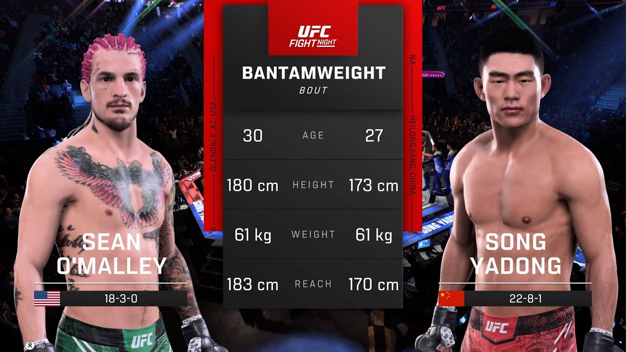 UFC 324 / BANTAMWEIGHT BOUT / SEAN OMALLEY VS SONG YADONG / UFC 5 - PS 5 GAMEPLAY