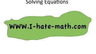 How to solve equations with fractions