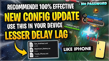 New! Smooth Like iPhone & Fix Lag In Mobile Legends | Supported All Android Device - Patch Lxia