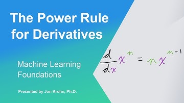 The Power Rule for Derivatives – Topic 53 of Machine Learning Foundations