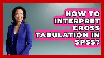 How To Interpret Cross Tabulation In SPSS? - The Friendly Statistician