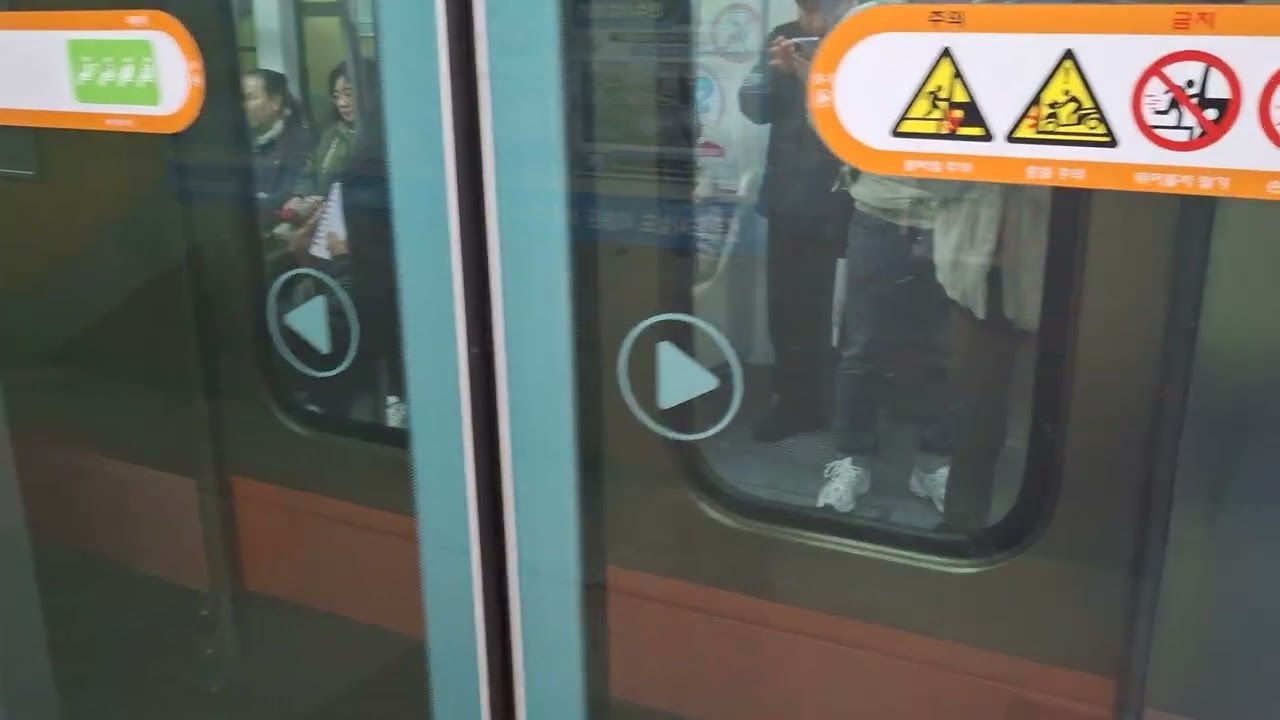 부산1호선 다대포해수욕장발 노포행 133편성 부산역 발차