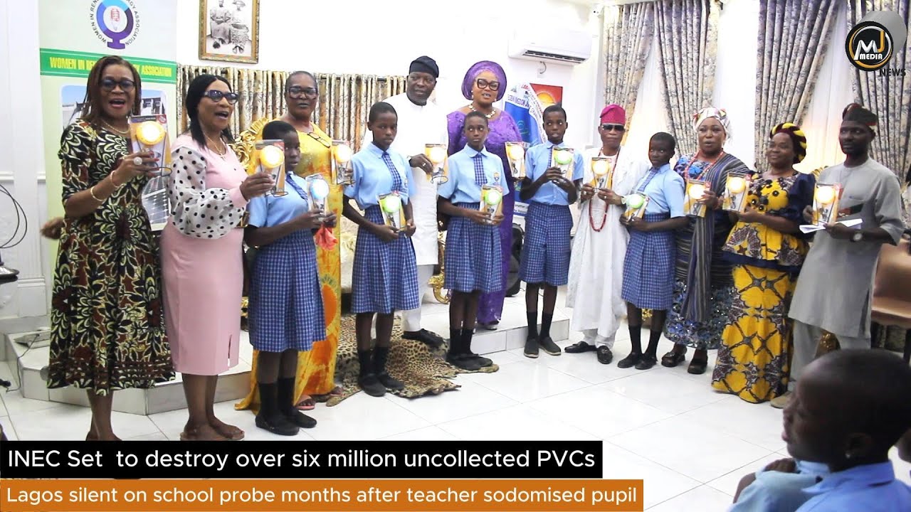 Smiling Simon Greenbuild Foundation Empowers Egbi Kingdom School Children with Solar reading Lamps