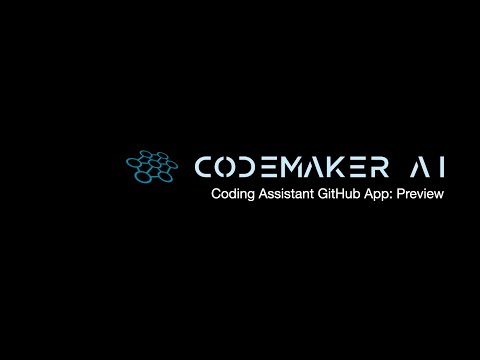 CodeMaker AI Coding Assistant GitHub Preview