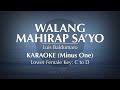 Walang Mahirap Sa’yo - Luis Boy Baldomaro | Karaoke (Female Key)