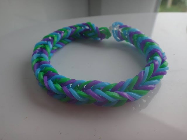 Tuto Bracelet simple chaîne avec des élastiques (Vidéo) - Loom Mania