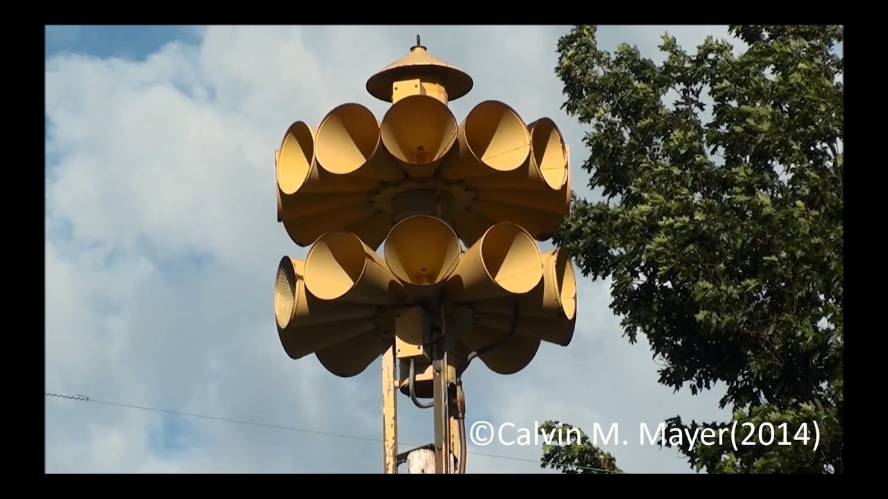 Bloomdale, OH Federal 3T22 Fire Siren Test 7-1-14