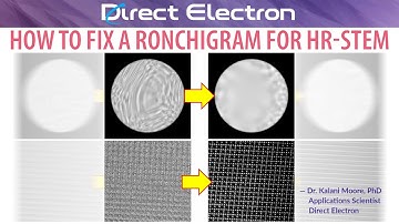 How to fix a Ronchigram for HR-STEM