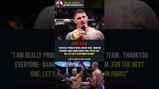 Ciryl Gane Calls for Paris Fight After Beating Pereira 🔥 #ufc