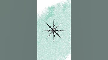 Snowflake Timelapse Procreate #shorts