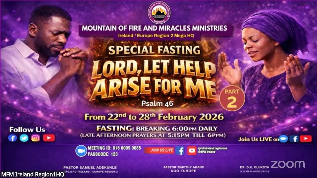 LORD LET HELP ARISE FOR MEN PART2 /50 DAYS DAY44(FASTING AND PRAYER)
