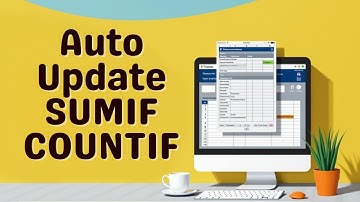 Using SUMIF and COUNTIF with INDIRECT Function in Excel: Dynamic Ranges and Criteria