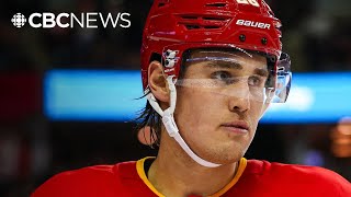 New Flames Defenceman Zach Whitecloud Inspires Young Indigenous Hockey Players