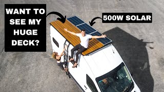 VAN ROOF DECK Made for ACTIVITIES  | Ford Transit Conversion