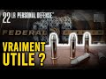 Test  une vraie munition de dfense en 22 long rifle 