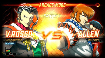 V. ROSSO VS ALLEN - FIGHTING EX LAYER - PS4 (HARD) #1