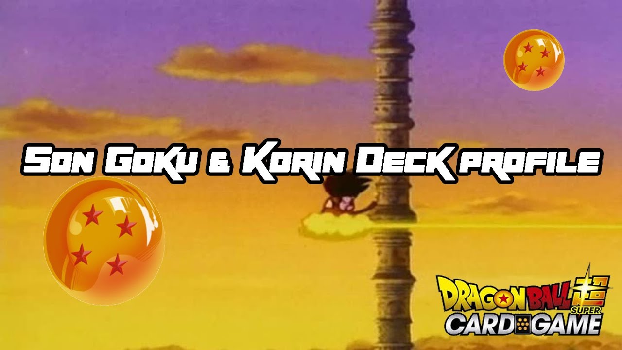 Yellow Goku & Korin Deck Profile Zenkai Series DBS Card YouTube