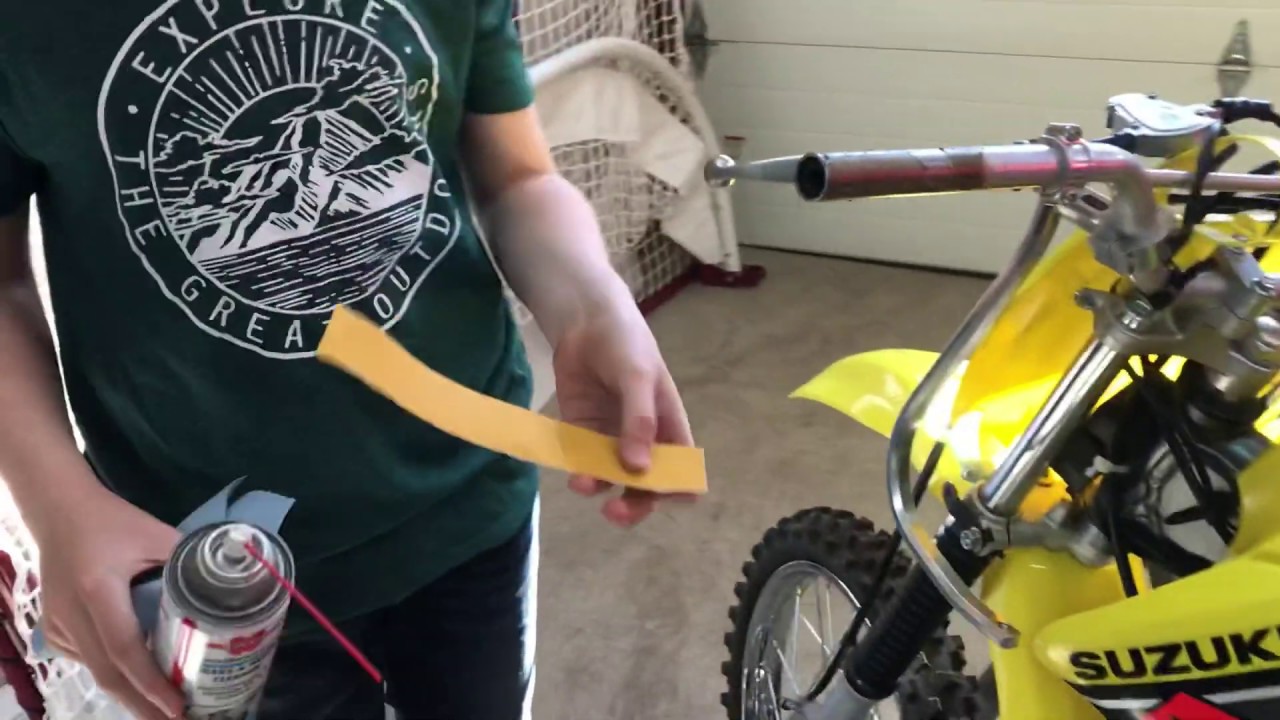 Suzuki DRZ 125 Maintenance (Part 2)- Grips