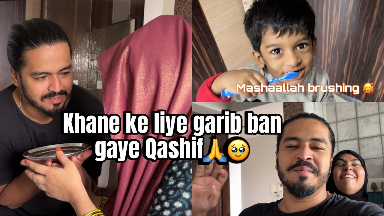Qashif ke liye special lunch 🥙 || mustu ki masti🥰|| Haifa & Qashif vlog