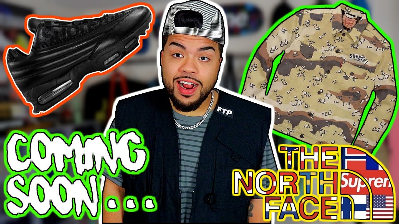 Supreme Fw19 Levi's Coming Soon + Nike Air Max, Timberland & More Collabs