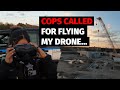 COPS CALLED for Flying FPV Drone in Construction Site...