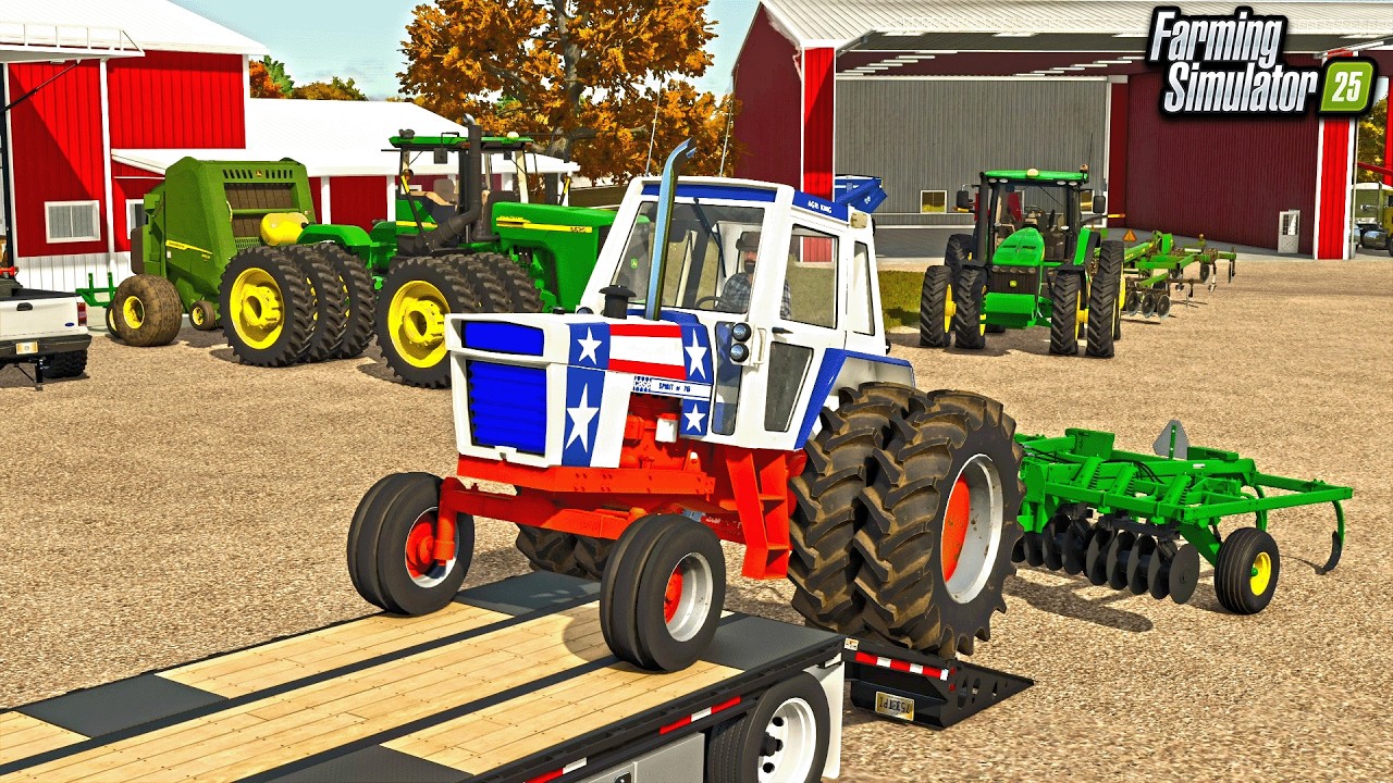 FALL TILLAGE WITH THE SPIRIT OF 76 TRACTOR! (TILLAGE TIME) | FS25