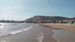 Agadir beach in May