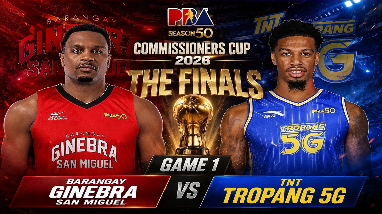 PBA LIVE |  BARANGAY GINEBRA vs TNT TROPANG 5G  | THE FINALS GAME 1 | PBA COMMISSIONER’S CUP 2026 🔥