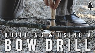 Making a Bowdrill Set and Fire - Bushcraft