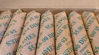 2 Boxes, $500 dollars in Dimes, hunt! Silvah found!