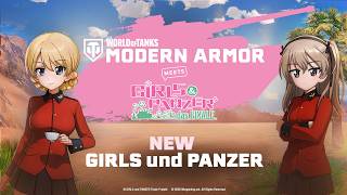Girls Und Panzer And World Of Tanks Modern Armor Team Up