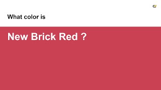 New Brick Red color #cb4154 hex color - Red color - Cool color cb4154